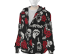 Skully rose hoodie