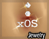 x0S Diamond B Piercing