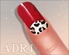 ~A: Red'Leo Sexy Nails
