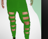 Squared Green Pants