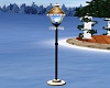 Bronze Lamp Post /Snow