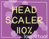 Kids head scaler 110%