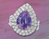 L* Purple Stone Ring