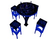 Blue Pot Table & Chairs