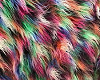 RAINBOW  FURR RUG