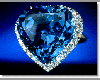 Blue Heart Diamond ring