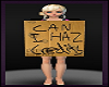 Blond Doll Girls Need Credits Sign Signage Cute Sweet Girly