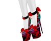 sexy red platform heels