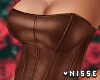 n| Leather Corset Brown