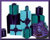 Purp/Teal Gifts W/12 pos