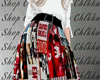 C - Print Maxi Skirt