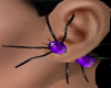 Purple Spider Gem Ears