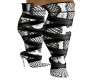 Snake Skin Boots Blk wrp