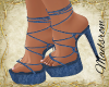 Blue heels