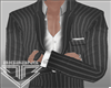 BB. Black Striped Suit
