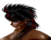 black red haar