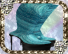 Blue Glitter Boots