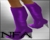 [NFA]purple boots pvc