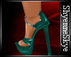 [SS]Leather Heels Teal