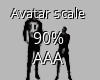 Avatar Scale 90%