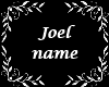 Joel Name Necklace