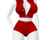 red and black jumpsuit
