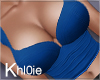 K claire blue top