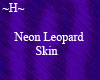 Male Neon Leopard Skin