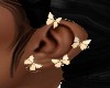 GOLD Butterfly Earrings