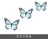 𝕎. Butterflies blue