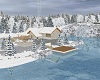 Winter House with Anim