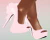 Pink lace-up shoes