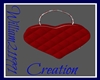 Ann Red Heart Purse