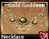 .a Gold Goddess Necklace