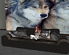 Small Wolf Chat Couch
