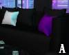 A | Black/Purple Couch 2