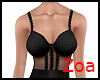 Toria Noir Dress - Zoa