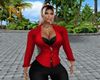 Red Black Top Shirt