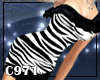 [C971] Cutie zebra dress