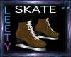 Gold Ice Skaters