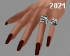 2021 Red Nails & Rings
