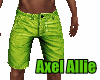 AA Green Long Shorts