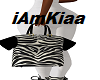 zebra print shirt purse