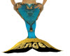 Mermaid Tail Turquoise