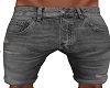 dk gray ripped shorts m