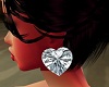 SL Heart Diamond Earring