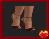 Red Vera Bow Heels