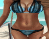 Beach Bikini Blue-Blk