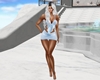 Sky Blue 2pc Dress