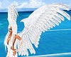 White anim angel wings